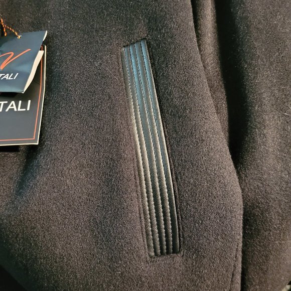 VITALI**Wool Coat Mens Size S New With Tags - Picture 11 of 14